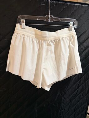 Nike Women's Cream/Off-White Athletic Shorts